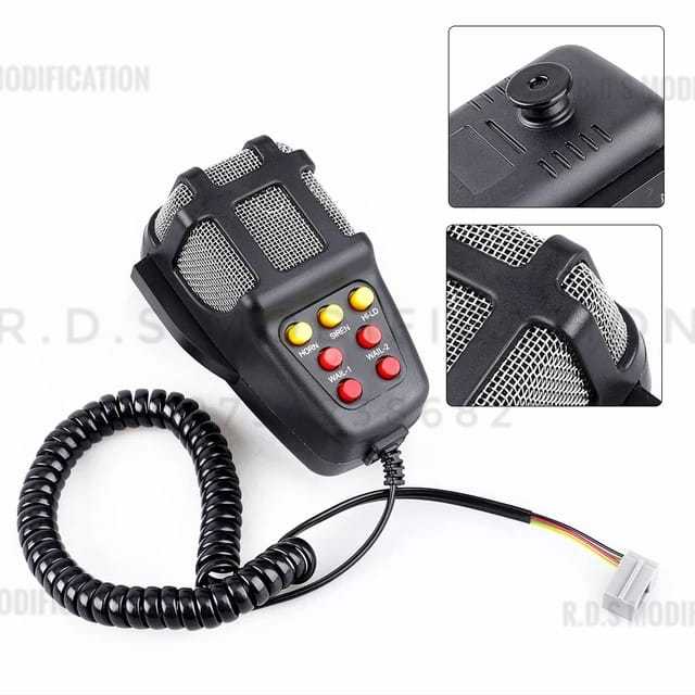 Vip Horn 7 Sound Tone Loud VIP Siren Horn Car Van SUV Truck Police Firemen ...