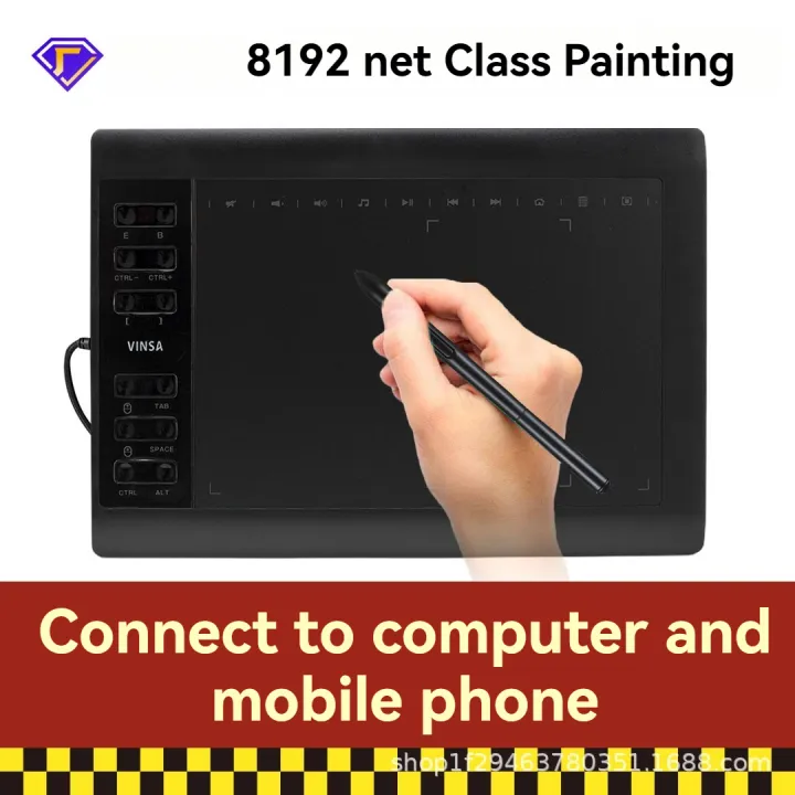 VINSA%20Wencai%201060Plus%20Digital%20Tablet%20Drawing%20Tablet%20Computer%20Handwriting%20Tablet%20Can%20Be%20Connected%20To%20And-roid%20Phones%20-%20Image%202