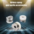 Airless Tip Seals Metal Easy Install Easy to Clean for Airless Machine Tips Seals Reversible Airless Paint Nozzle Gasket (12 Pcs). 