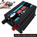 KOGEEK Real 300W Modified Sine Wave Inverter High Frequency 4000W Peak Power Watt Power Inverter DC 12V to AC 220V Converter Car Power Charger Inverter with 2.1A Dual USB Port Batte-ry Clips Display Screen. 