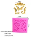 3D Embossment Silicone Mold Fondant Cake Chocolate Craft Decorating Baking Tool. 