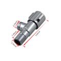 Migeet G1/2 Triangle Valve Copper Water Sink Bathroom Toilet Kitchen Shower Plumbing Angle Valve Faucet Water Valve Shut Off Quick Opening Water Stop Valve. 