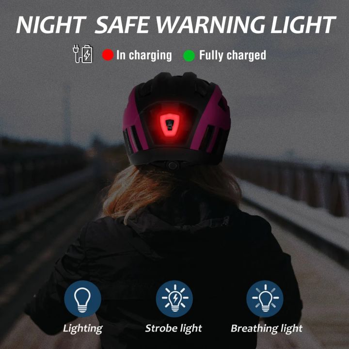 FUNWICT%20Bicycle%20MTB%20Helmet%20for%20Men%20Women%20with%20Visor%20Goggles%20Cycling%20Helmets%20Mountain%20Road%20Scooter%20Motorcycle%20Racing%20Bike%20Helmet%20-%20Image%205