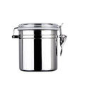 【SkinHorizon】Stainless Steel Sealed Airtight Canister Storage Bottles Coffee Flour Sugar Milk Powder Storage Bottle Can for Coffee Bean. 