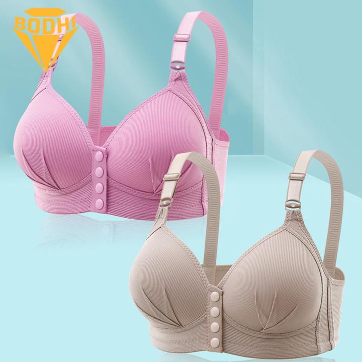 Comfortable%20Nylon%20Bra%20Comfortable%20Plus%20Size%20Bra%20with%20Front%20Button%20Closure%20Adjustable%20Straps%20No%20Wire%20Support%20Soft%20Elastic%20Material%20Perfect%20for%20Southeast%20Asian%20Women%20Breathable%20Bra%20-%20Image%207