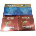 12 MOODS Flavorful Condoms - Strawberry/Banana/Choco & More (12-Pack). 