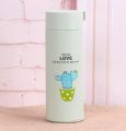 Cactus Motif Drinking Bottle, 450ml Glass Material - Unique cactus bottle. 