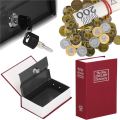 Book Safe with Key Lock - Portable Metal Safe Box, Secret Book Hidden Safe, Dictionary Diversion Book Safe by ZinZen. 