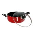 Non Stick Casserole 22 cm with Glass Lid. 