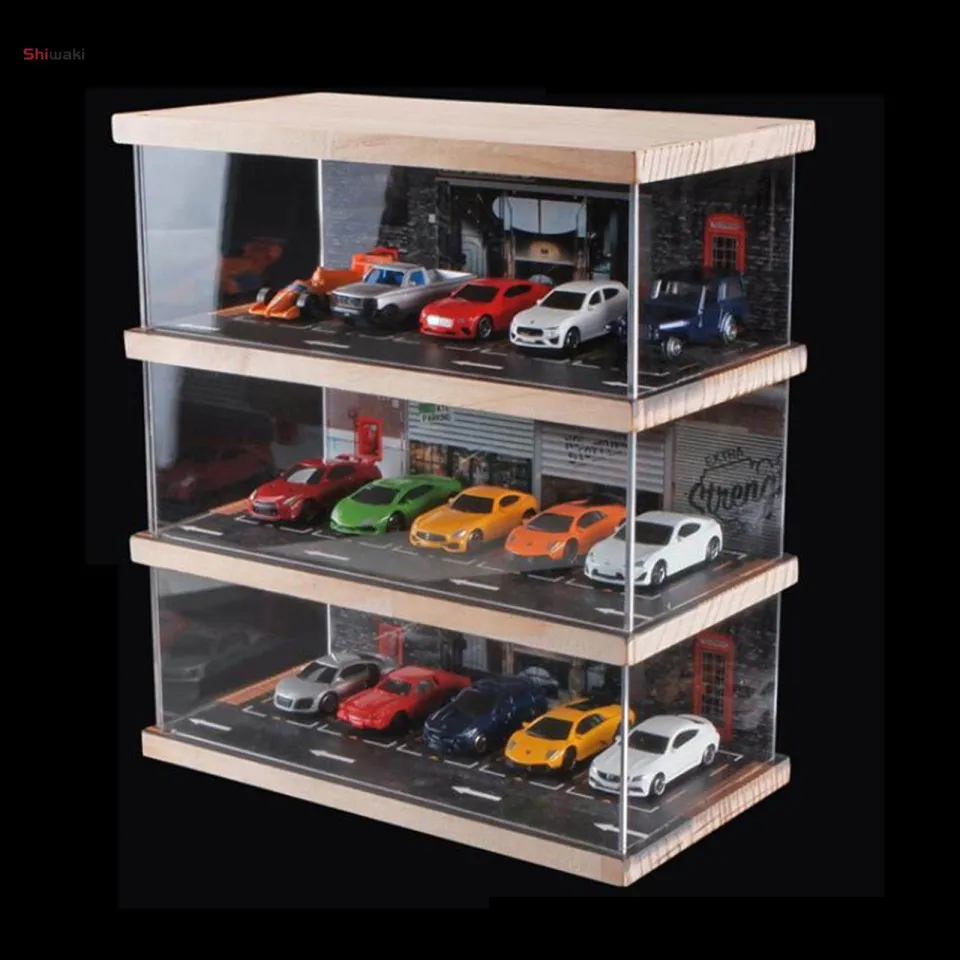 1/64 Scale Diecast Model Car Display Case for Toy Cars Model Car