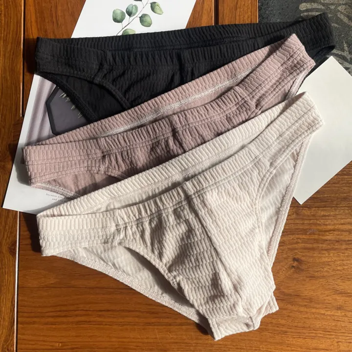 Cosme%20Comfortable%20Fit%20Men%20Briefs%20Comfortable%20Men's%20Low-rise%20Briefs%20for%20Everyday%20Wear%20Breathable%20Smooth%20Underwear%20in%20Solid%20Colors%20Perfect%20for%20Men%20Briefs%20-%20Image%204