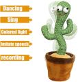 TikTok Dancing Cactus Toy with 60 Popular Songs + 3 Costumes Talking Singing Electric Musical Plush Children Toys Repeats Imitating Mimicking Voice. 