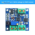 1PCS 0%-100% to 0-10V PWM to Voltage Converter Module for PLC MCU Digital to Analog PWM Adjustabl Converter Power Module. 