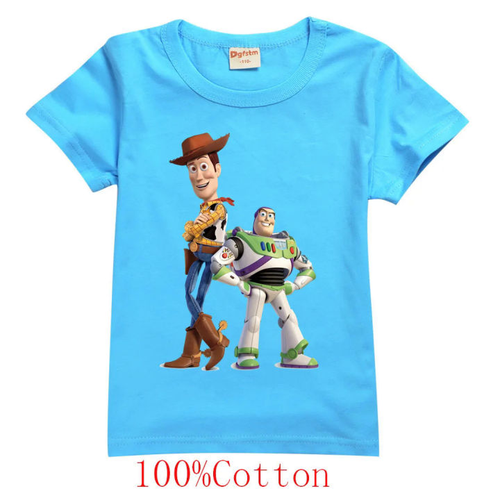 Kids%202-15y%20Toy%20Story%20T-shirts%20Disney%20cartoon%20woodprint%20Short%20Sleeve%20T%20shirt%20Boys%20Girls%20cotton%20tops%20tee%20shirts%20children%20clothes%20-%20Image%204