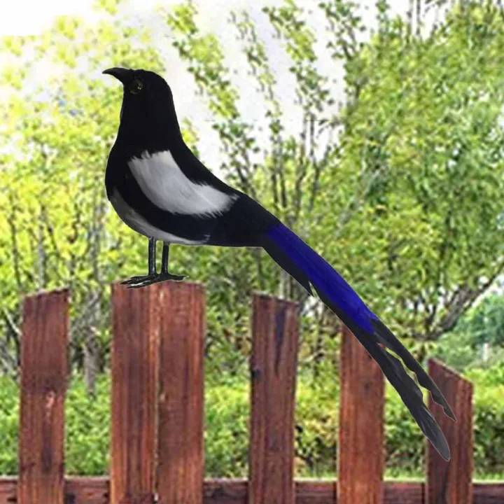 Magpie%20Simulation%20Bird%20Realistic%20Lifelike%20Artificial%20Bird%20Figurine%20Statue%20For%20Outdoor%20Lawn%20Photography%20Prop%20Garden%20Art%20-%20Image%205