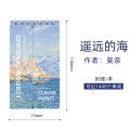 Portable Mini Notebook Japanese Famous Painting Pocket Spiral Notebook Languages Learning Word Book for School Stationery. 