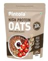 PINTOLA 22g High Protein Oats 400g, Dark Chocolate,No Refined Sugar, with Almonds Raisin, Pumpkin and Chia Seeds, 8g Fibre, Rolled Oats, Breakfast Cereals | Gluten Free(FROM INDIA) NUSS. 
