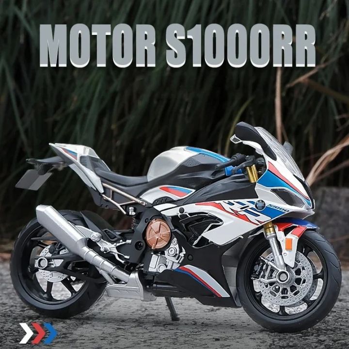 model bike 1:12 BMW S1000RR 2021 Die Cast Motorcycle Model Toy Vehicle ...