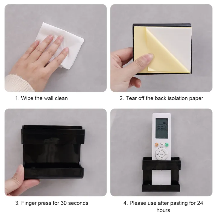 Creative%20Fixed%20Remote%20Control%20Holder%20Multifunction%20USB%20Charging%20Stand%20Wall%20Mounted%20Organizer%20TV%20Remote%20Control%20Storage%20Box%201Pcs%20-%20Image%208
