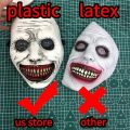 The Exorcist Smiling Face Demon Mask Cosplay Evil Creepy Ghost Skull Plastic Masks Halloween Carnival Purim Party Costume Props. 