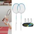 Badminton Racket Badminton Set with 6 Shuttlecocks Replacement Badminton Equipment Badminton Racquet for Beach Indoor Outdoor Exercise Games. 