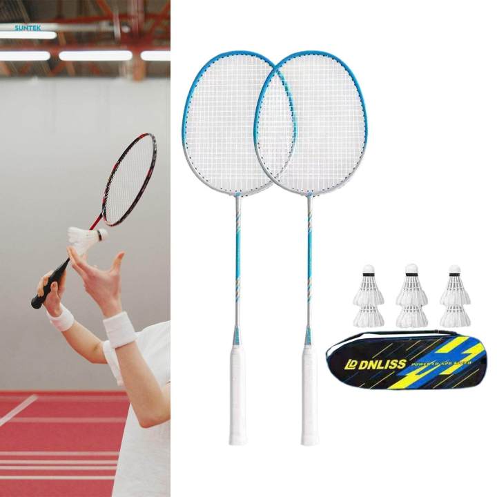 Badminton%20Racket%20Badminton%20Set%20with%206%20Shuttlecocks%20Replacement%20Badminton%20Equipment%20Badminton%20Racquet%20for%20Beach%20Indoor%20Outdoor%20Exercise%20Games%20-%20Image%205