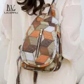 LouisWill Women Backpack Chest Bag Shoulder Bag Bohemia Style Backpacks Travel Backpack Fashionable Ladies Backpack Casual Simple Student Bags Laptop Backpacks Lightweight Anti-theft Backpacks. 