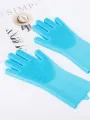 【wholesle668 Store】Pet Dog gloves brush silicone bath massage brush artifact dog rub bath supplies Daquan clean Pet items. 