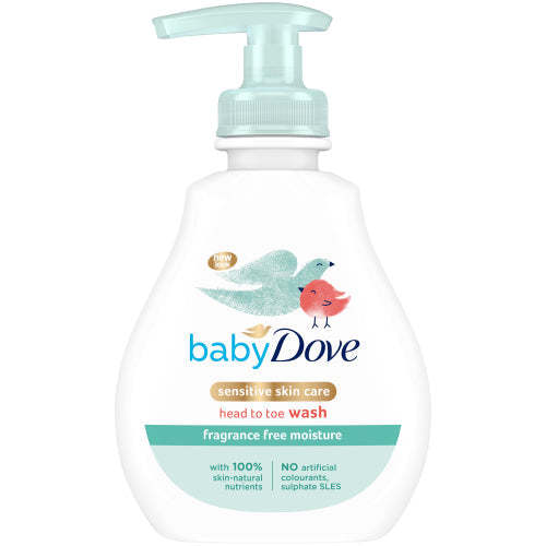 Alfatah Mall - DOVE BABY WASH HEAD TO TOE SENSITIVE MOISTURE 200 ML-AFP-000157074