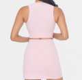 Cuelo Rib Knitted Mini Bodycon Skirt For Women Above Knee Skirt. 