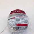U.P. 2  Active Red Black Matt Motor Bike Helmet SLS Certified. 