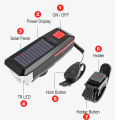 New Multifunction Solar Power Bicycle Light with eletronic horn USB Rechargeable Bike Headlight Waterproof Led Bike Light 3 Modes LED Mountain Bike Front Light with 5 Modes 120dB Bike Horn Solar Bike Light. 