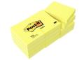 3M™ Post-it® Notes, Yellow  1.5" X 2", 12Pads/pack, 100 Sheets/pad. 