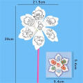 Kindergarten Windmill Art Project Kids' Party Supplies Windmill Craft Creative Windmill Craft For Children Educational Outdoor Toys For Children Children Painting Toy Windmill DIY Paper Windmill For Kindergarten. 