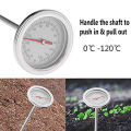 【WEJA】Garden Compost Temperature Monitor Probe Stainless Steel Soil Thermometer. 