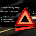 High quality Reflective Warning Triangle/Frame - High-Visibility Safety Sign for Roads and Construction. 