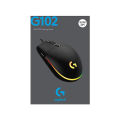 Logitech G102 LIGHTSYNC Gaming Mouse 6 Programmable Buttons 200-8000 DPI Adjustable RGB Light USB Wired Mouse. 