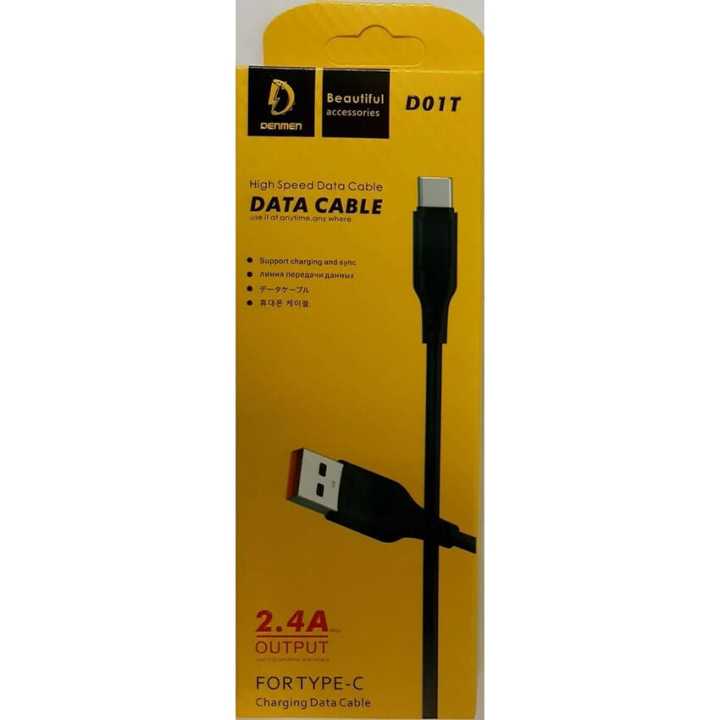 Denmen%20D01T%20High%20Speed%20Data%20Cable%202.4A%20Output%20For%20Type-C%20Charging%20Data%20Cable%20-%20Image%203
