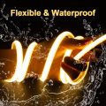 Dimmable 220V COB LED Neon Light Strip 288LEDs/m 20m 50m Waterproof Outdoor Garden Lamp Led Tape Ribbon Switch EU Plug For Room. 