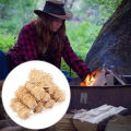 【Salt & Story】6pcs Fire Starters Odorless Charcoal Starter Sticks Natural Firestarters Sticks For Fireplace Campfires Bbq. 