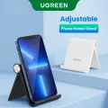 UGREEN Cell Phone Stand Holder Mobile Phone Dock Compatible for iPhone 11 Pro Max SE XS XR 8 Plus 6 7 5, Samsung Galaxy Note20 S20 S10 S9 S8 Android Smartphone Holder Desk Adjustable Foldable. 