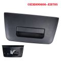 1 Piece Tailgate Handle Tailgate Door Handle Cover Without Key Hole for 2005-2015 Nissan Navara D40. 