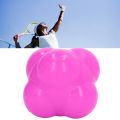 Reaction Ball Rubber Bright Color Hex Reaction Trainer Ball For Improving Ha. 