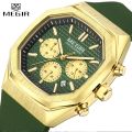 MEGIR Brand Fashion Business Sports Chronograph Quartz Men's Watch. 