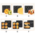 Electric Waffles Maker Iron Sandwich Maker Machine Bubble Egg Cake Oven Breakfast Waffle Machine 220V. 