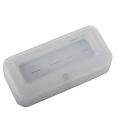 Microscope ruler-1 * Microscope Calibration Slide
1 * Plastic storage box-white & transparent. 