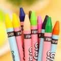Crayons Creative Cartoon 8/12/24 Colors Drawing Non-Toxic Oil Pastels Kids Student Pastel Pencils Art Supplies. 