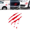 Car Styling Reflective Monster Claw Mark Scratch Bloody Sticker Auto Vinyl Decal. 