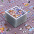 40Pcs Kawaii Stickers Handbook Cute Cartoon Pattern Stickers PET Waterproof Box Scrapbooking Stickers Stationery Supplies. 