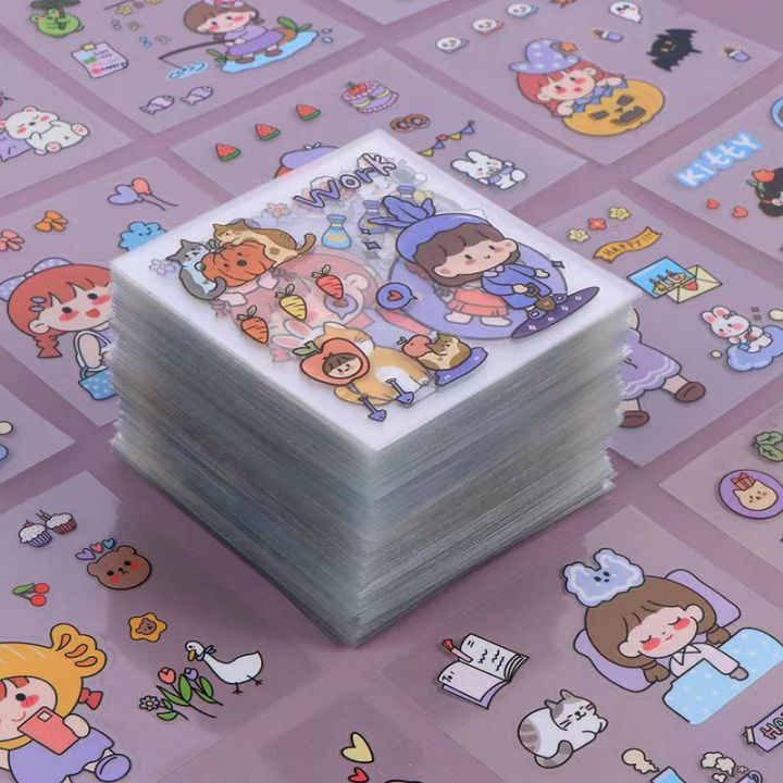 40Pcs%20Kawaii%20Stickers%20Handbook%20Cute%20Cartoon%20Pattern%20Stickers%20PET%20Waterproof%20Box%20Scrapbooking%20Stickers%20Stationery%20Supplies%20-%20Image%204